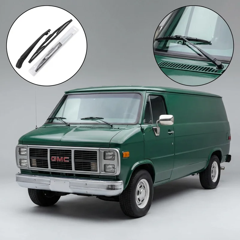 Driver Side Wiper Blade for GMC P25/P2500 Van (1970 - 1974) - 1